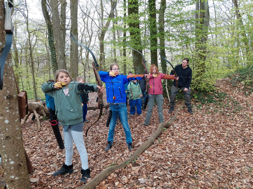 Traditionelles Bogenschiessen